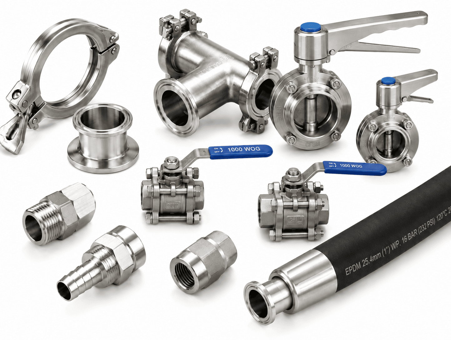 304 stainless threaded fitting