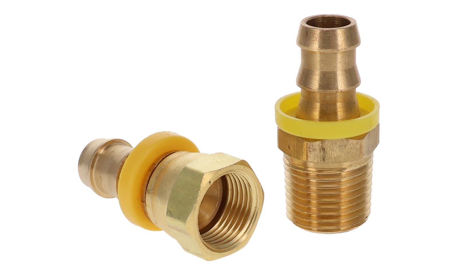 Brass Push On Hose Barbs