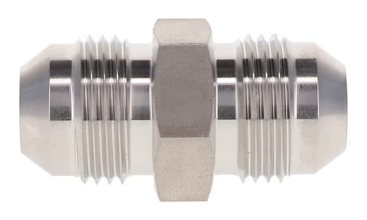 1/2 37° JIC (3/4-16 thread) x 1/2 37° JIC (3/4-16 thread) - Stainless  Steel