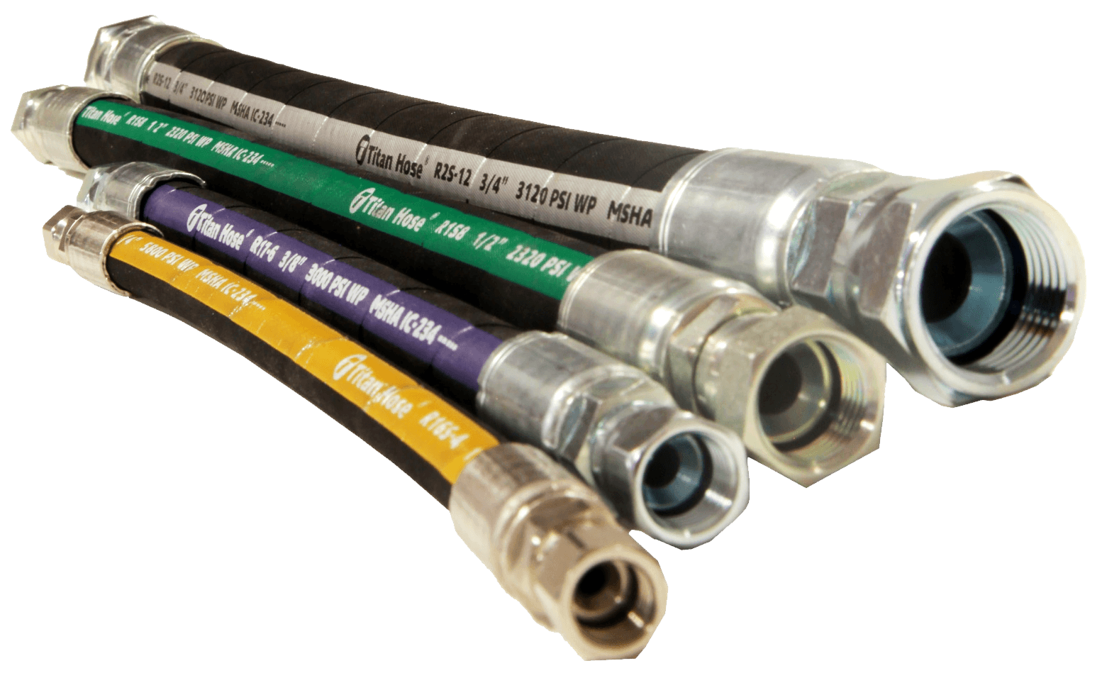 Flexible hose connections
