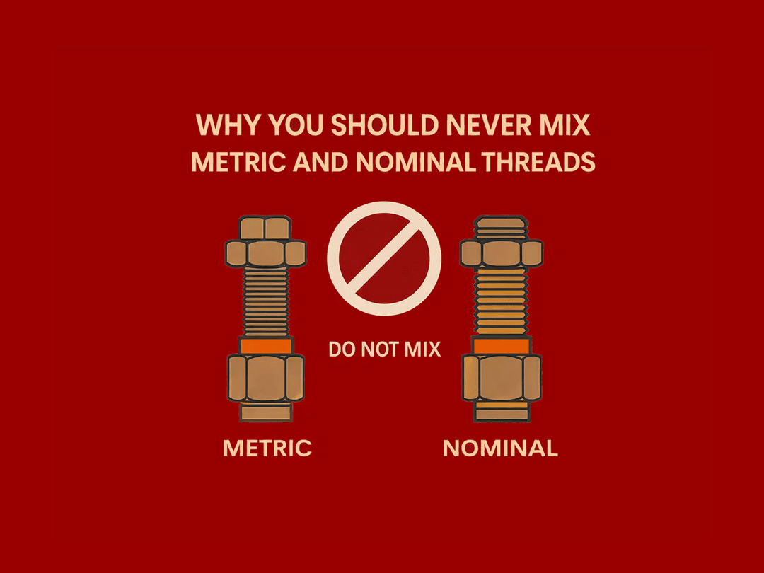 Never Mix Races Why You Should Never Mix Metric and NPT Threads in Hydraulic Systems