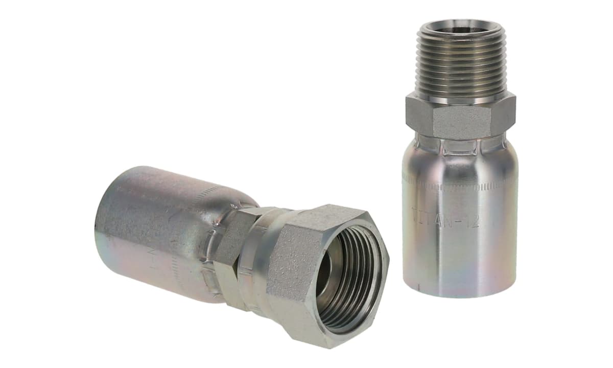 Crimp Shell Fitting Crimp Fittings | High pressure fittings that require the use of a ...