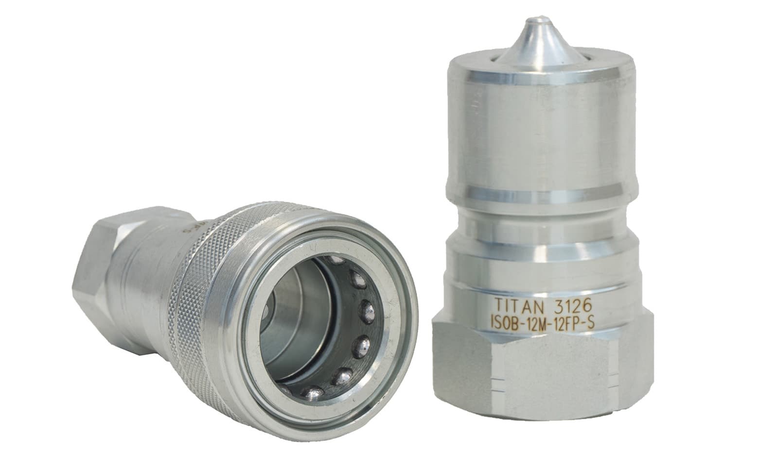 ISO 7241-B (ISO B) | ISO 7241-1 B Hydraulic Quick Connects | Titan Fittings
