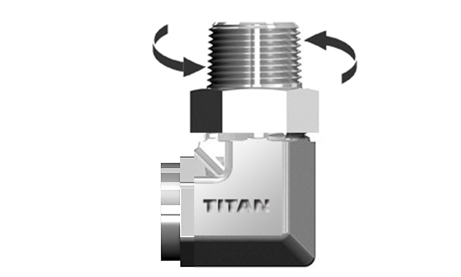 3/4 In. X 3/4 In. MNPT Threaded - Male 90 Degree Elbow - 316 - Foto 6