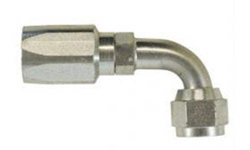 Hydraulic Hose Fitting - 90° Elbow, 1/2" Hose X 5/8" Female JIC (Gator Brand, Part 08U-670)
