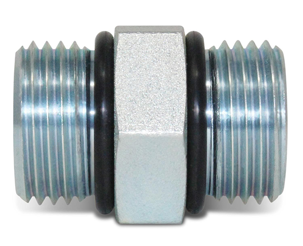 Photo of ORB fitting with O-rings on both sides